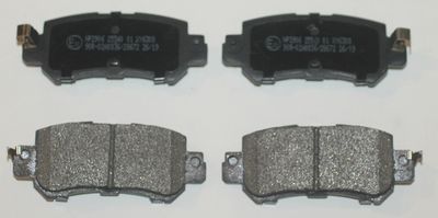 Комплект тормозных колодок, дисковый тормоз NATIONAL NP2906 для MAZDA CX-3