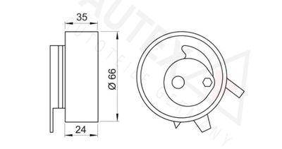 ROLA INTINZATOR CUREA DISTRIBUTIE AUTEX 641089 1