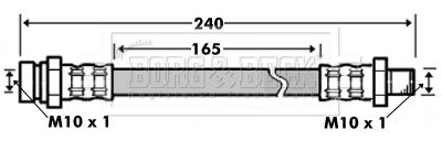 BORG & BECK BBH7507 Тормозной шланг 