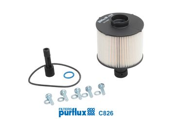 Топливный фильтр PURFLUX C826 для RENAULT LOGAN/STEPWAY