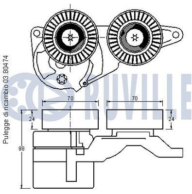 INTINZATOR CUREA CUREA DISTRIBUTIE RUVILLE 542208 1