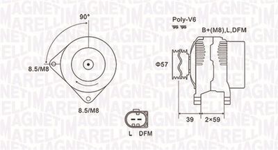 generátor MAGNETI MARELLI 063732002010