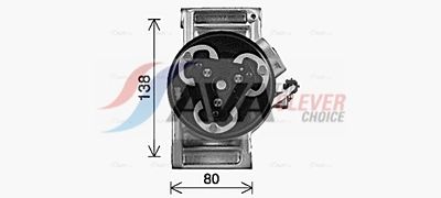 COMPRESOR CLIMATIZARE AVA Clever Choice DAK019 1