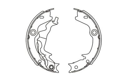 Brake Shoe Set KBS-3416