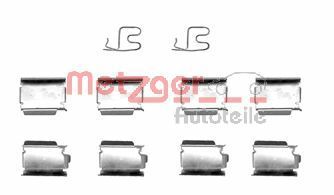 Комплектующие, колодки дискового тормоза METZGER 109-1246 для JEEP CHEROKEE