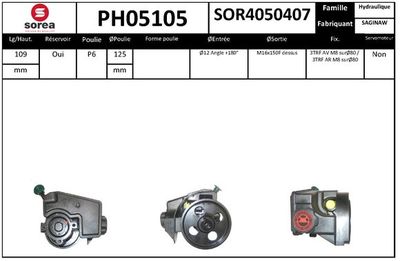 HYDRAULIKPUMPE LENKUNG SNRA PH05105