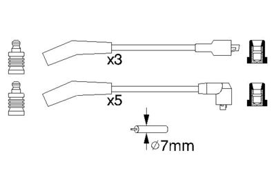 Ignition Cable Kit 0 986 356 819