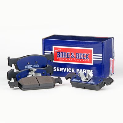 Комплект тормозных колодок, дисковый тормоз BORG & BECK BBP2408 для DACIA LOGAN