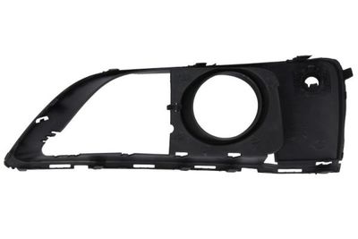 Voorbumper afdekking Voor Links (met mistlampgaten, met parkeersensor gaten, plastic, zwart, LUXURY) past: BMW 2 Active Tourer F45, F46, 2 Gran Tourer F46 09.14-12.18
