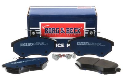 комплект спирачно феродо, дискови спирачки BORG & BECK BBP1427