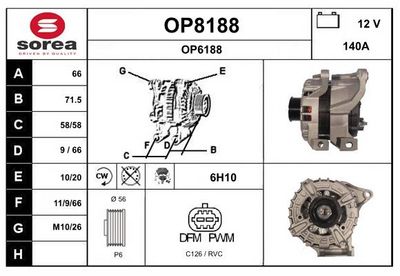 GENERATOR SNRA OP8188