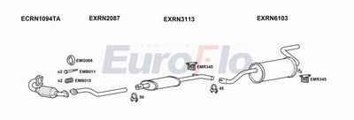 Układ wydechowy EUROFLO RNMOD121008