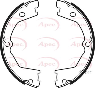 Brake Shoe Set, parking brake APEC SHU701