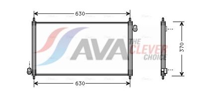 KONDENSATOR KLIMAANLAGE AVA Clever Choice HD5107