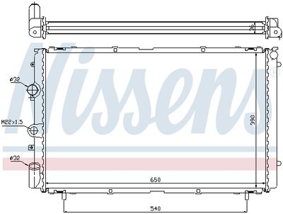 RADIATOR RACIRE MOTOR NISSENS 63796 5