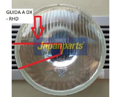 JAPANPARTS Įdėklas, priekinis žibintas