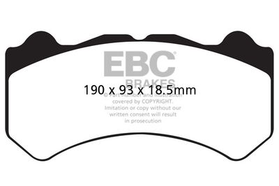 Комплект тормозных колодок, дисковый тормоз EBC Brakes DP41983R для NISSAN GT-R
