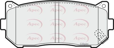 Brake Pad Set APEC PAD1101