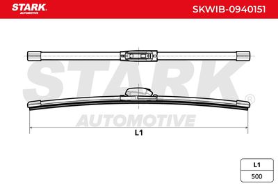 перо на чистачка STARK SKWIB-0940151