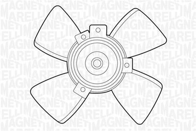 Вентилятор, охлаждение двигателя MAGNETI MARELLI 069422233010 для OPEL CORSA