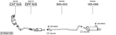 SISTEM DE ESAPAMENT BOSAL SYS04109