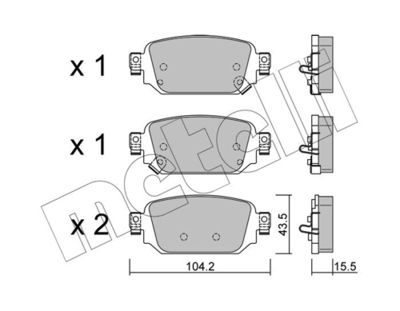 SET PLACUTE FRANA FRANA DISC