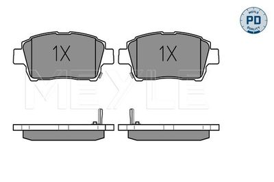 SET PLACUTE FRANA FRANA DISC MEYLE 0252351017PD 1