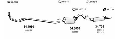 SISTEM DE ESAPAMENT ASSO ART1604