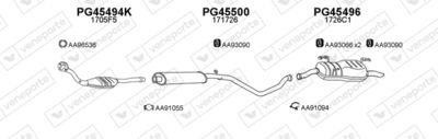 ABGASANLAGE VENEPORTE 450406