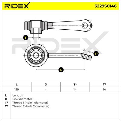 биалета RIDEX 3229S0146