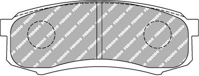 Jarrupalasarja (4kpl), levyjarru FERODO RACING FDSE1021
