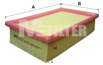 MFILTER K 279 Воздушный фильтр  для RENAULT SAFRANE (Рено Сафране)