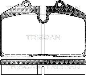Комплект тормозных колодок, дисковый тормоз TRISCAN 8110 29155 для FERRARI F355