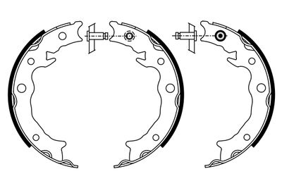 BREMSBACKENSATZ FESTSTELLBREMSE BOSCH 0986487933 4