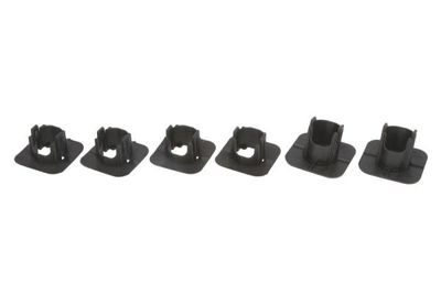 Parkeersensoren montage kit Voor (6 stuks., certificaat TÜV) past: VW TOURAN I 05.10-05.15