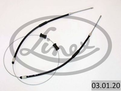 Тросик, cтояночный тормоз LINEX 03.01.20 для VW PASSAT