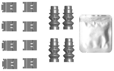 Комплектующие, колодки дискового тормоза TEXTAR 82556800 для PEUGEOT 3008