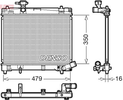 DENSO DRM50086 Крышка радиатора  для TOYOTA VERSO (Тойота Версо)