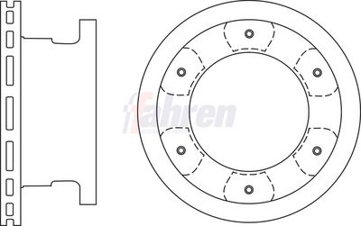 Fahren Brake Disc FBD7149