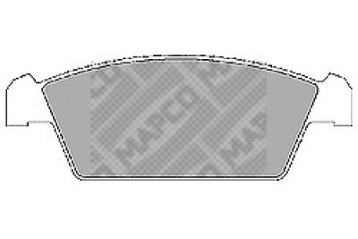 Комплект тормозных колодок, дисковый тормоз MAPCO 6601 для DAEWOO TICO
