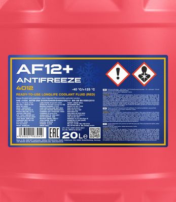 Chladící kapalina MN4012-10 MANNOL AF12+, 20L