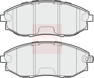 APEC Brake Pad Set, disc brake PAD1745
