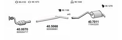 Układ wydechowy ASSO ART4082