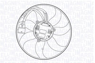 MAGNETI MARELLI Lüfter, Motorkühlung