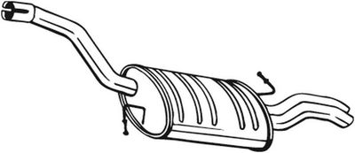 BOSAL Endschalldämpfer