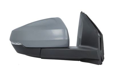 Zijspiegel Rechts (elektrisch, in reliëf, met verwarming, assistent rijstrookverandering, under-coated, met geheugen, elektrisch opklapbaar, met indicator) past: VW POLO VI AW 09.17-
