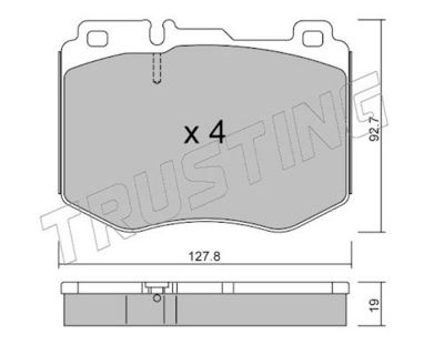 SET PLACUTE FRANA FRANA DISC TRUSTING 10430