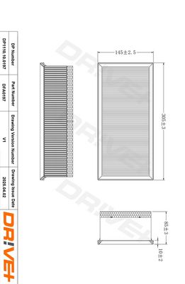 LUFTFILTER DR!VE+ DP1110100197 1