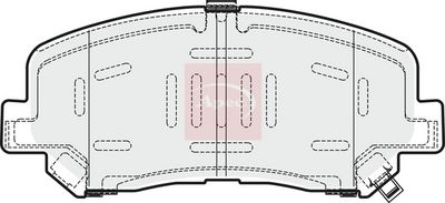 APEC Brake Pad Set, disc brake PAD1915