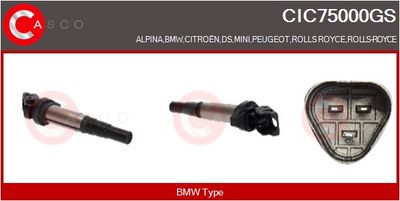 BOBINA DE INDUCTIE CASCO CIC75000GS